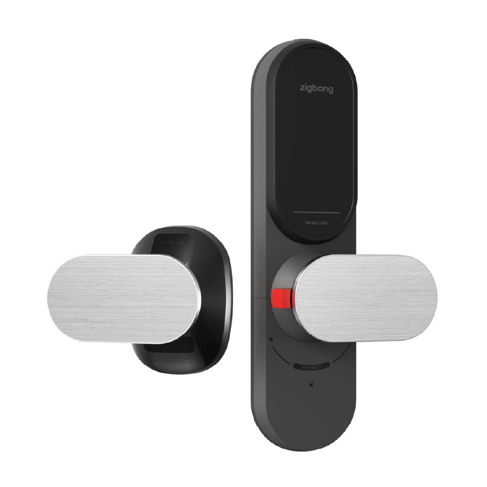 ZD-R70 digital door lock silver with mobile tag face recognition fingerprint access Malaysia