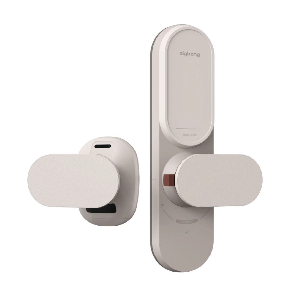 ZD-R70 digital door lock cream with mobile tag face recognition fingerprint access Malaysia