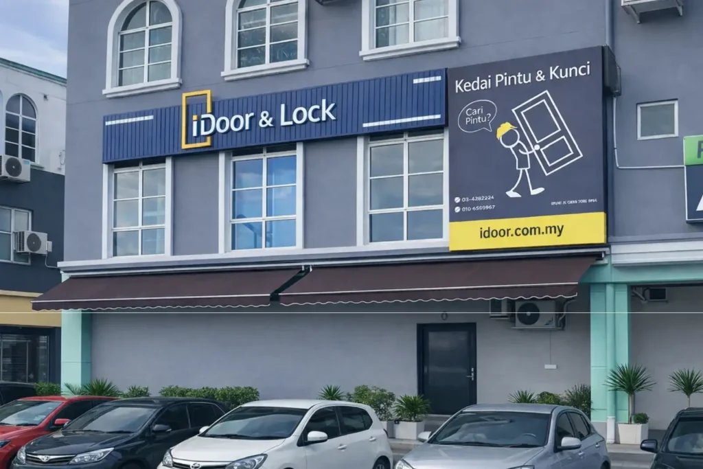 Showroom iDoor & Lock di Bandar Baru Bangi, kedai pintu dan kunci di Selangor