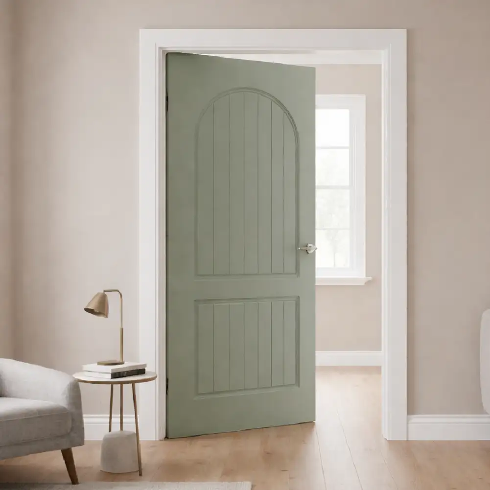 Arch style pintu kayu door design