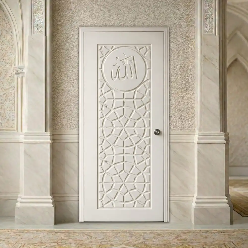 Islamic pattern pintu kayu door design