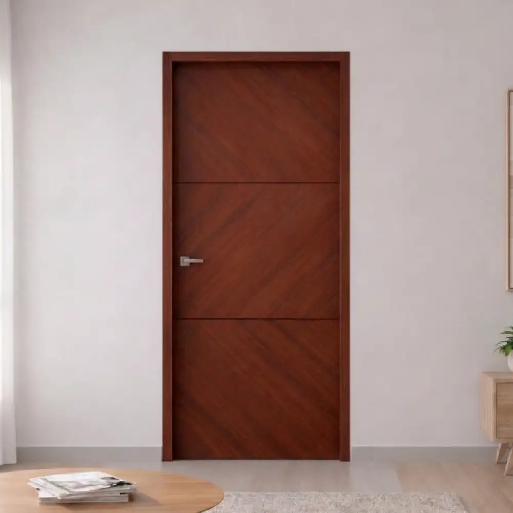 Melamine finish pintu kayu door design