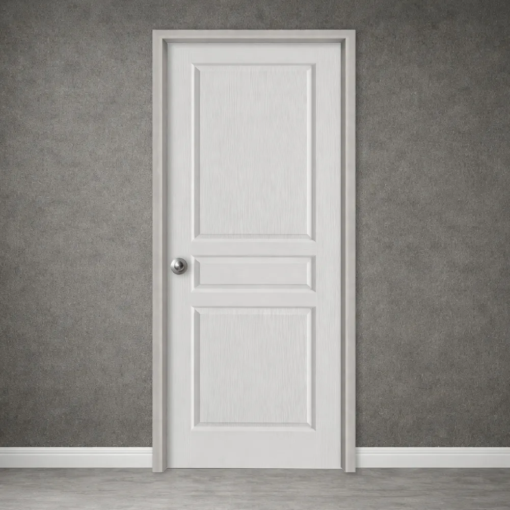 Pintu kayu ekonomi design EK-32 Malaysia