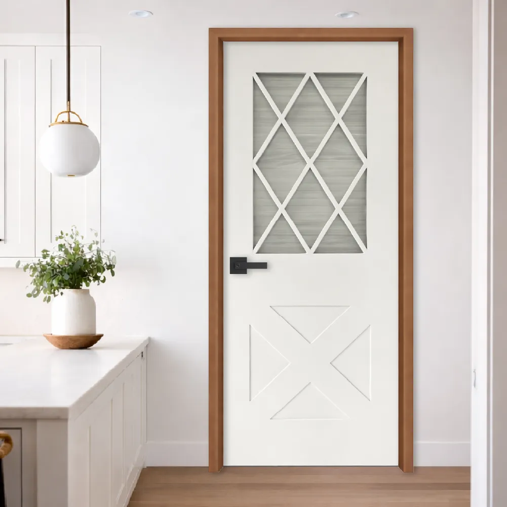 Pintu kayu glass design GL-40 Malaysia