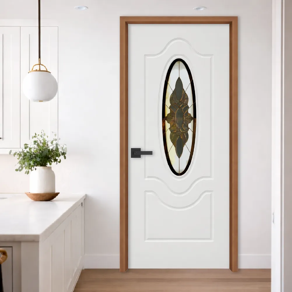 Pintu kayu glass design GL-70 Malaysia