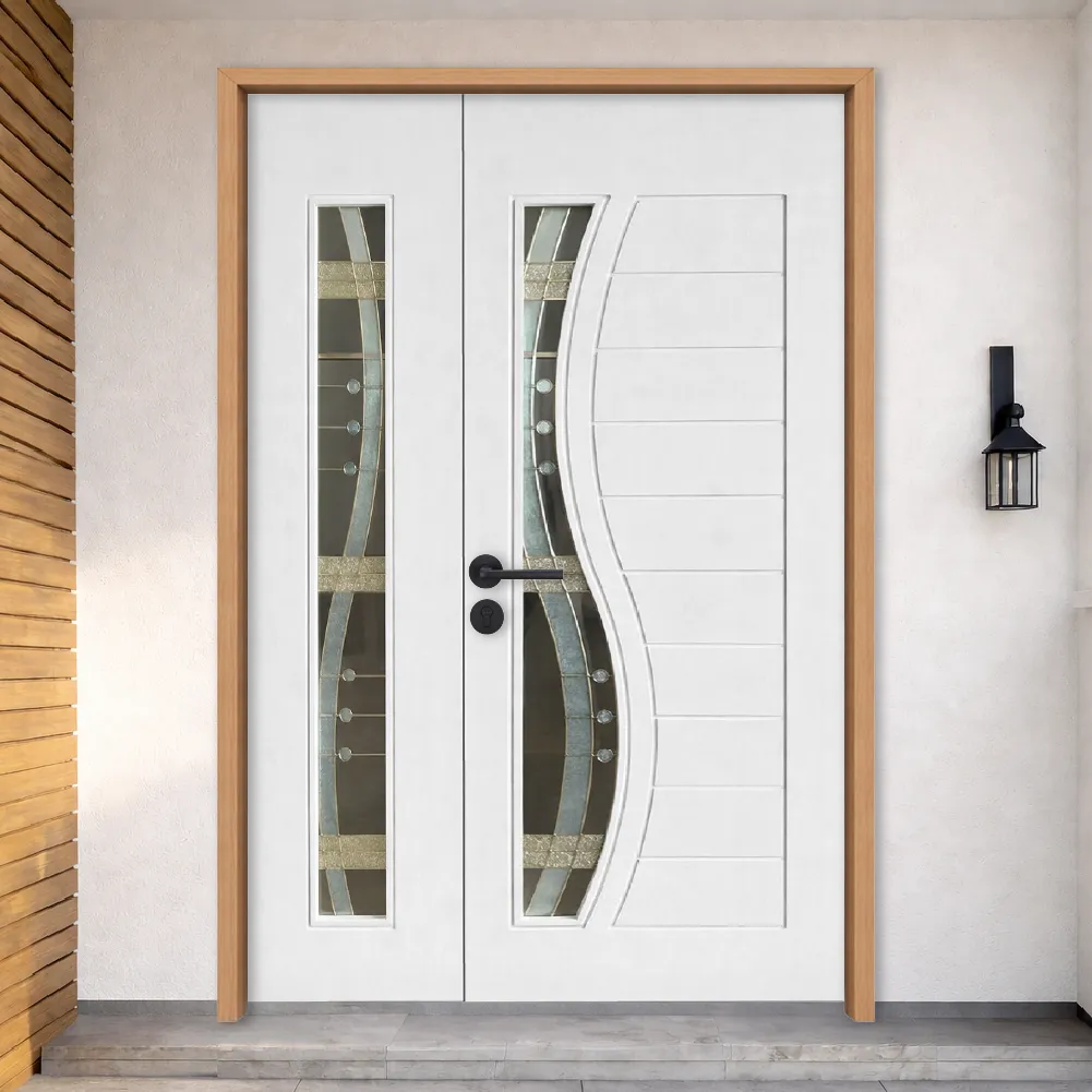 Pintu kayu main door 1.5 leaf design MD-20 Malaysia