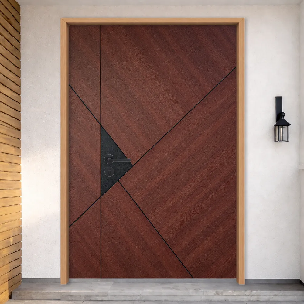 Pintu kayu main door 1.5 leaf design MD-32 Malaysia
