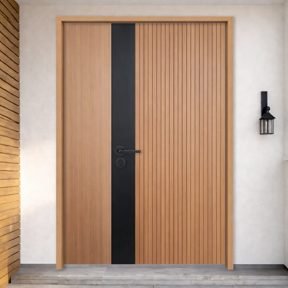 Pintu kayu main door 1.5 leaf design MD-34 Malaysia