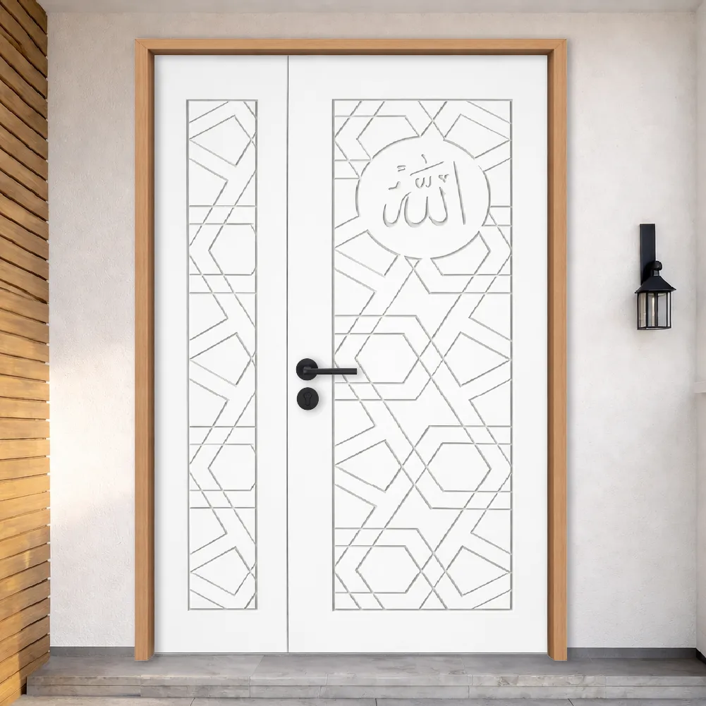 Pintu kayu main door 1.5 leaf design MD-40 Malaysia