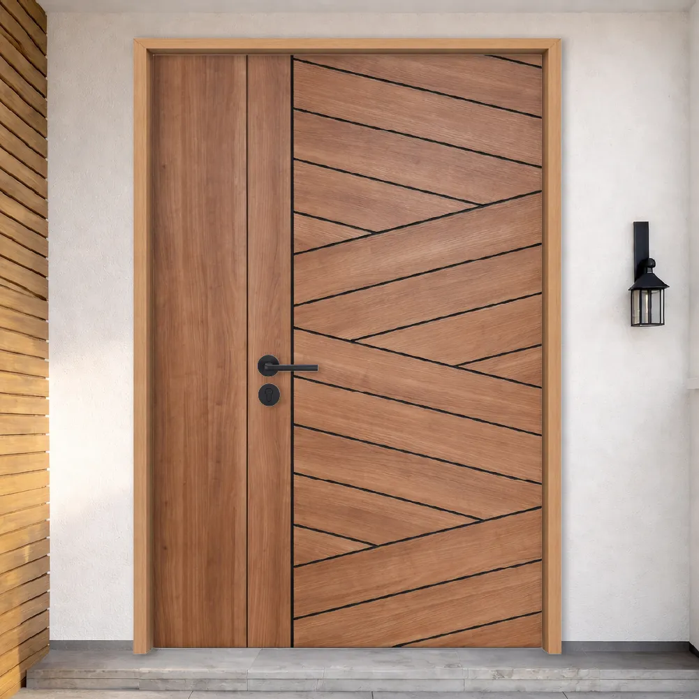 Pintu kayu main door 1.5 leaf design MD-54 Malaysia