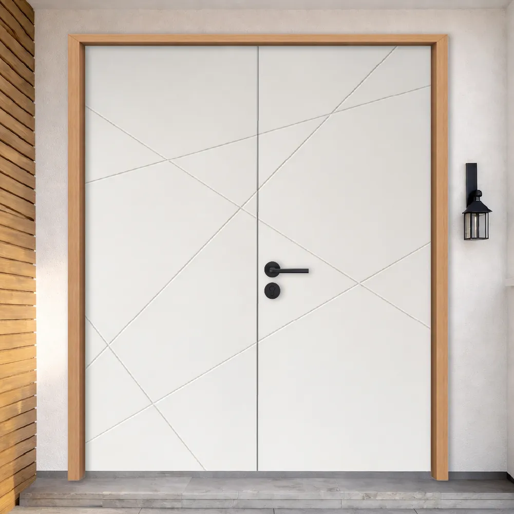 Pintu kayu main door double leaf design MD-60 Malaysia